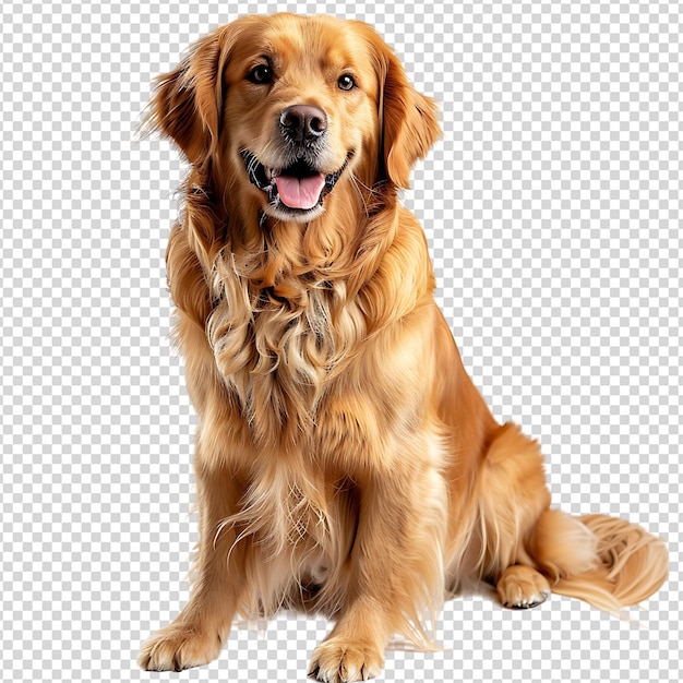 Dog on isolated background