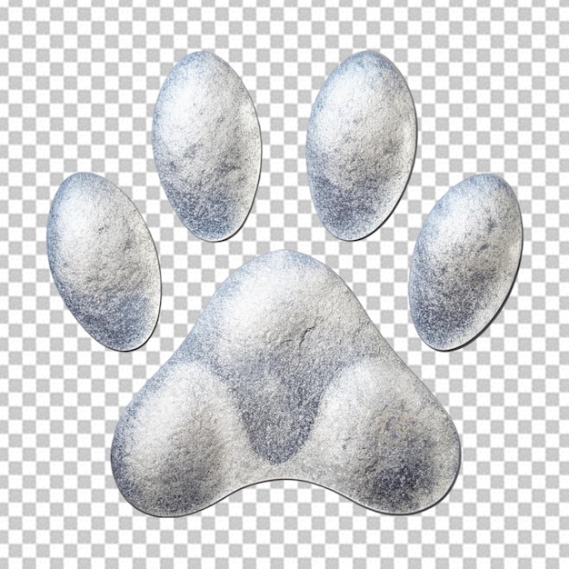 PSD dog paw print