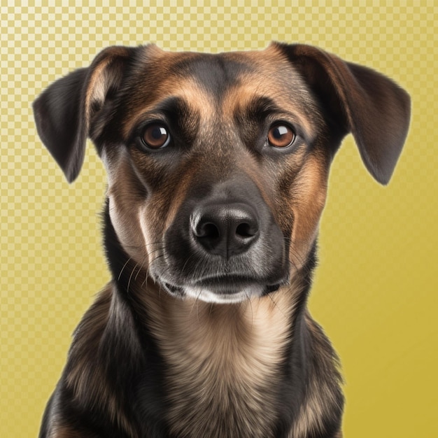 Dog on a transparent background PNG without background