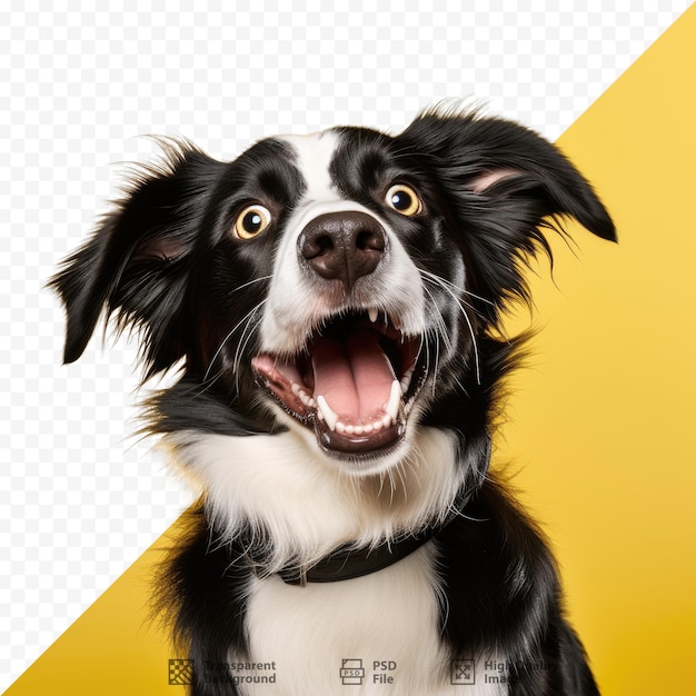 a dog with a yellow background that says " the word dog ".