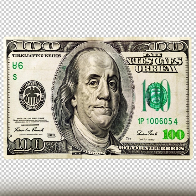 a dollar bill with a face on it that sayson it