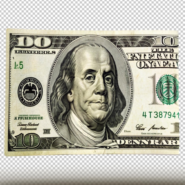 PSD a dollar bill with the word quot united states quot on it