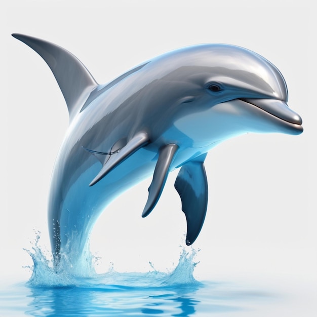 a dolphin with the word dolphin on it