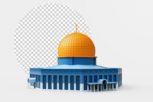 the dome of the rock color changing background