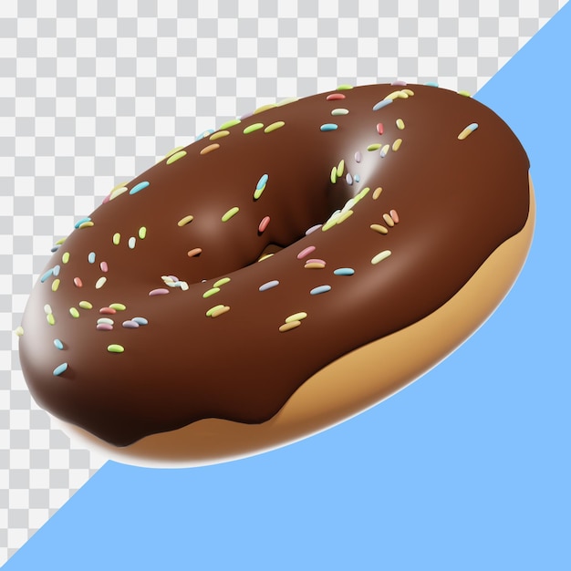 Donut 3D Icon Display