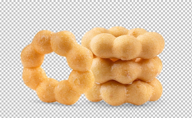 Donut isolated on alpha layer