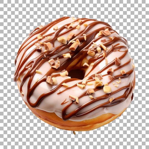 Donut on a transparent background