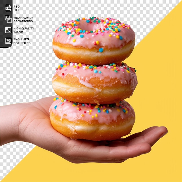 Donut transparent psd