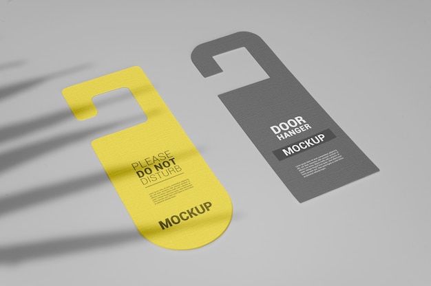 Door hanger mockup design