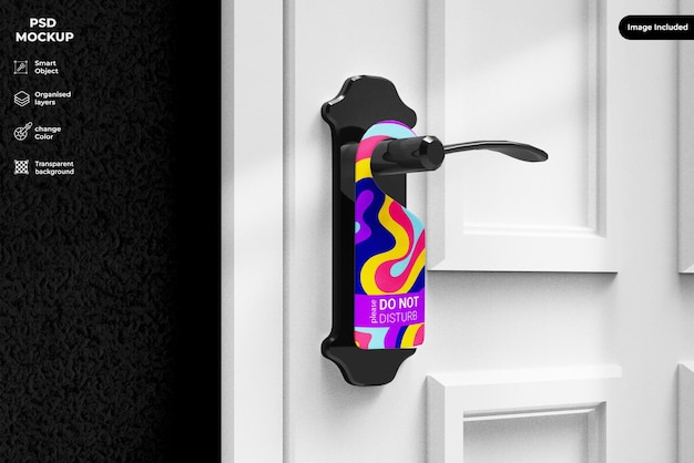 door hanger mockup