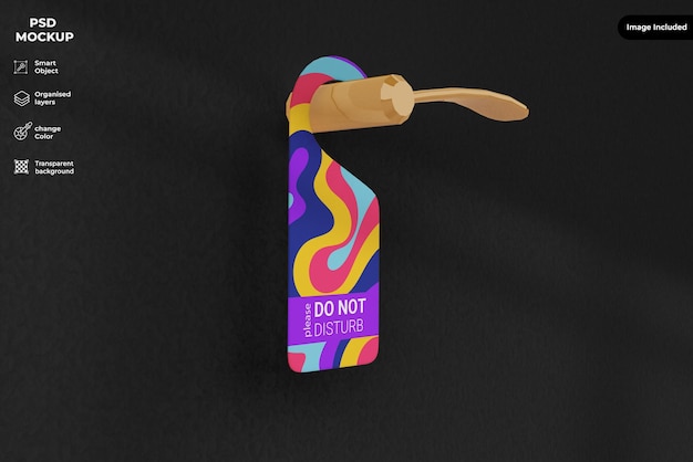 door hanger mockup