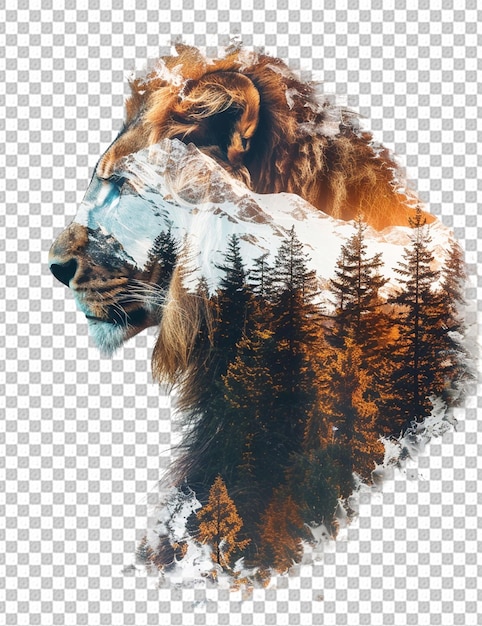 Double Exposure Effect Animals