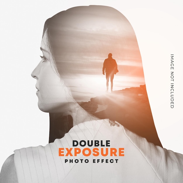 PSD double exposure psd photo effect