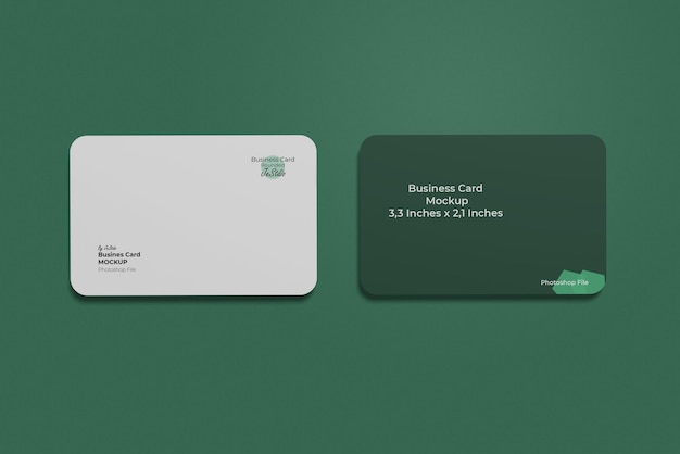 Double Rounded Business Card