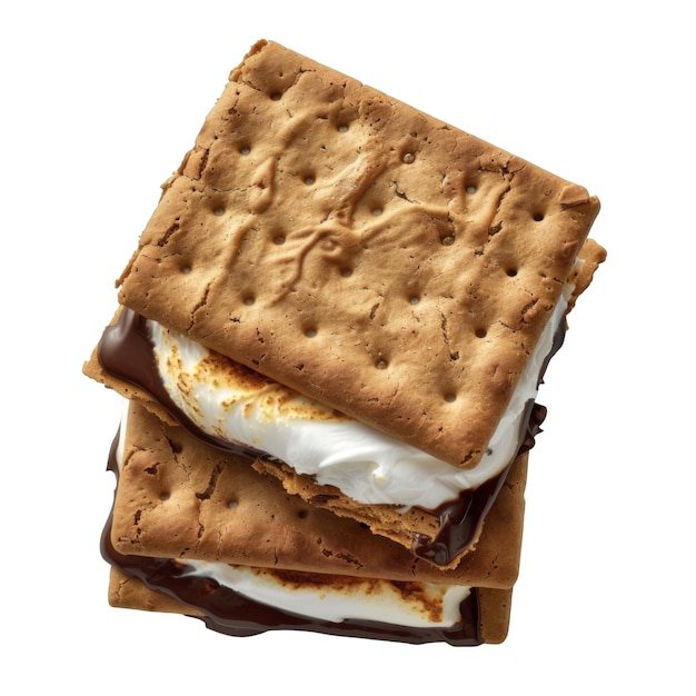 DoubleStacked Smore with Chocolate and Marshmallow