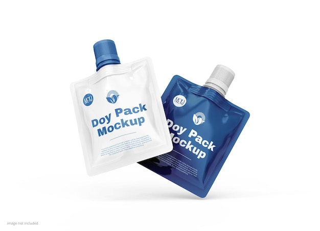 Doy-Pack Pouch Mock-Up Template