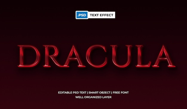 Dracula text effect