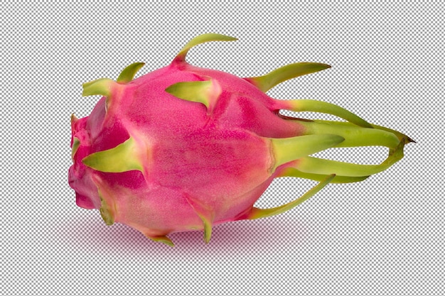 Dragonfruit or Pitaya isolated on alpha background