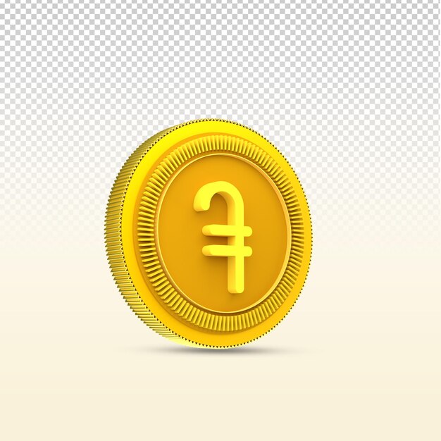 PSD dram armenia coin currency 3d icon collections