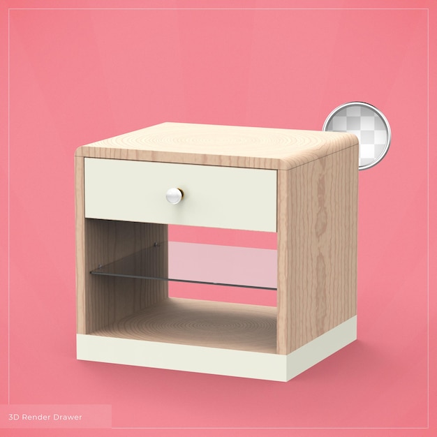 Drawer 3d render