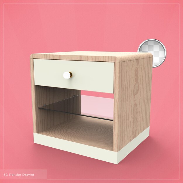 Drawer 3d render