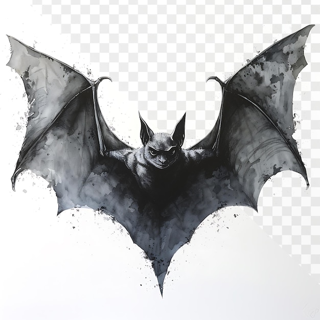 a drawing of a bat with the word bat on it