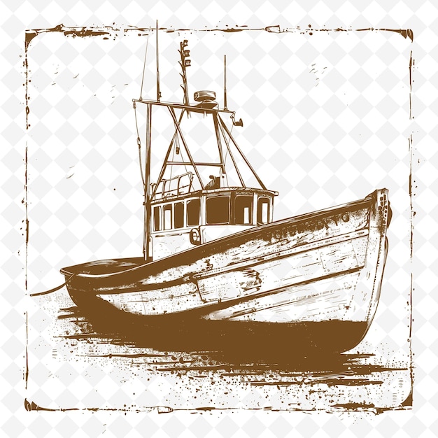 a drawing of a boat with a sign that says quot a boat quot