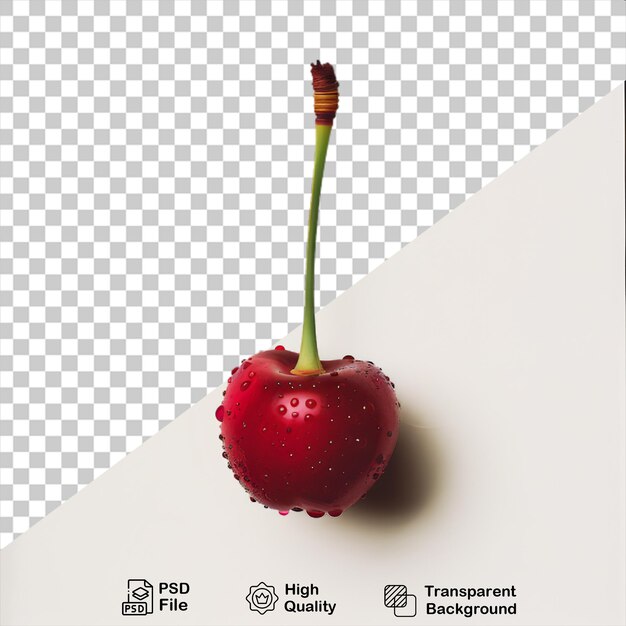 PSD a drawing of a cherry with a picture of a cherry on it