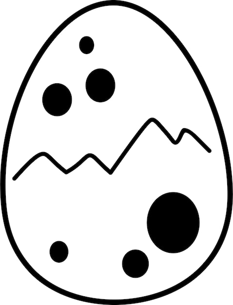 PSD a drawing of an egg with a snowball on it