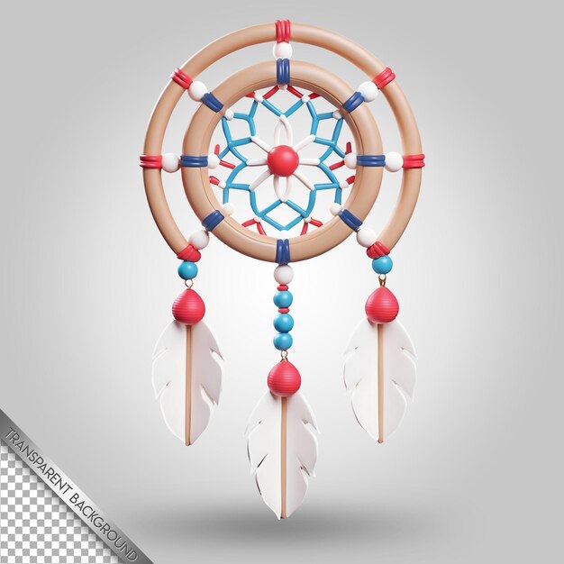 a drawing of a headdress with a blue beaded necklace and red beads