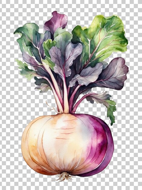 a drawing of a radish with a picture of a radish