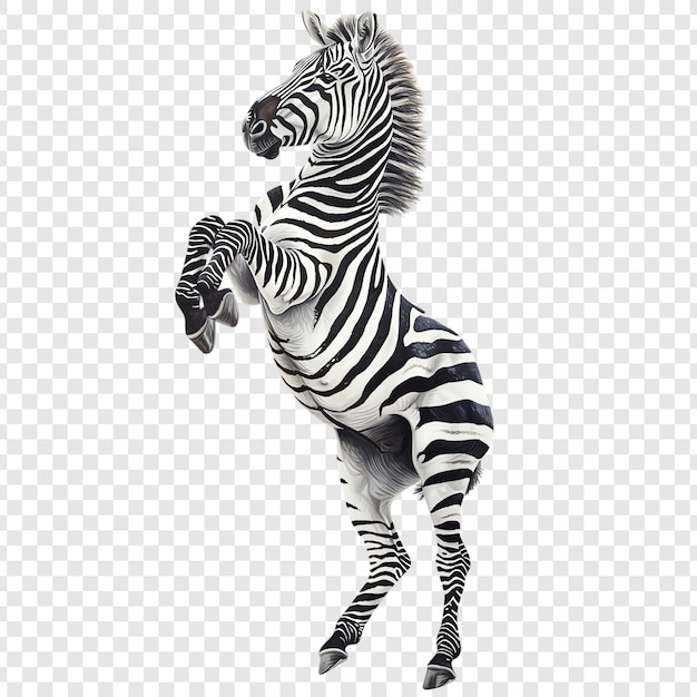 a drawing of a zebra with a white background with a black and white stripes