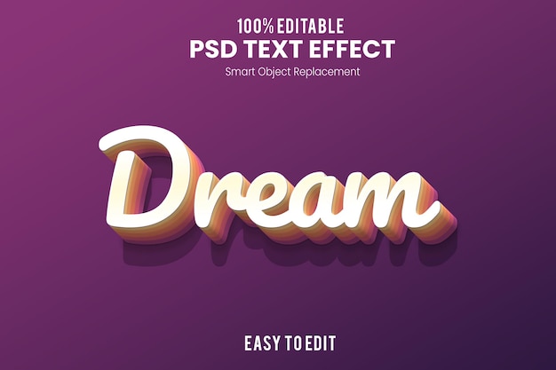 dream3d text effect