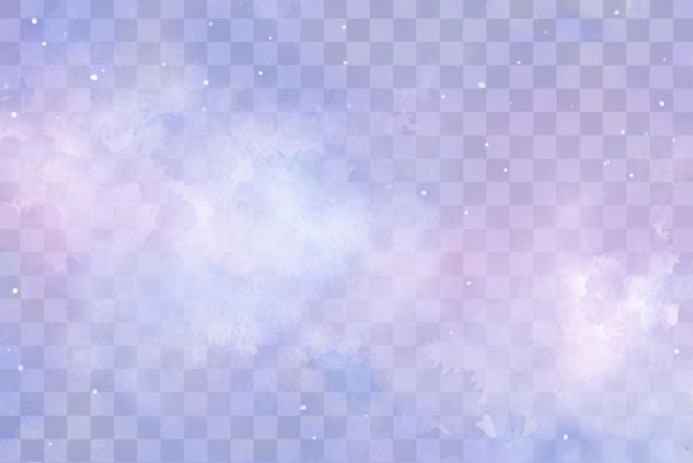 PSD dreamy watercolor galaxy png paint texture overlay transparent background