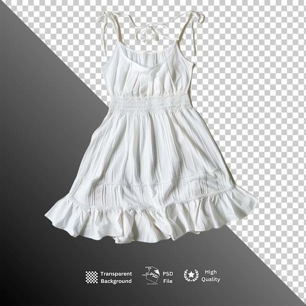 PSD dress isolated on transparent background