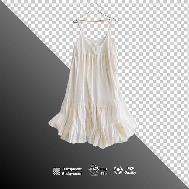 PSD dress isolated on transparent background