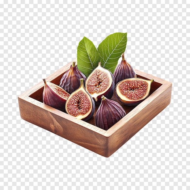 PSD dried figs isolated on a transparent background