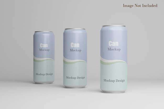 Drink can mockup