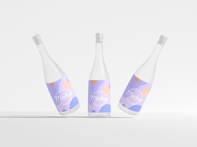 drink container mockup design