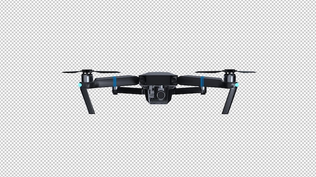 Drone front view render 3D