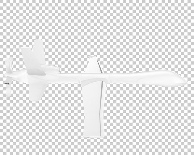 PSD drone isolated on transparent background 3d rendering illustration