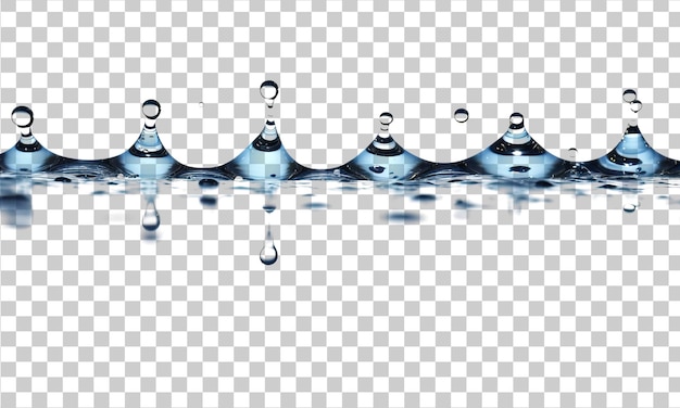 Droplets Water isolated on transparent background PNG