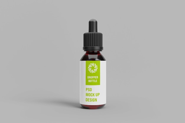 Dropper Bottle Mockup Design CBD Packaging Mockup Packaging Mockup Design Serum Bottle Mockup