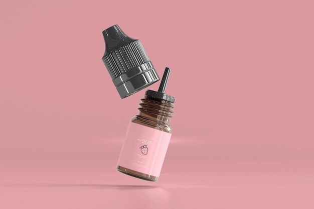 PSD dropper bottle mockup