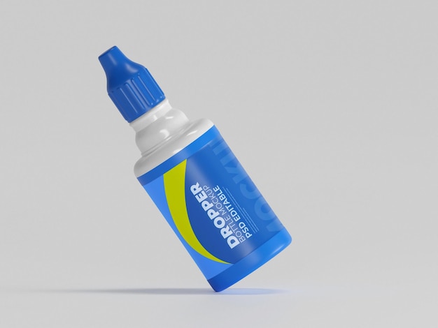 Dropper bottle mockup