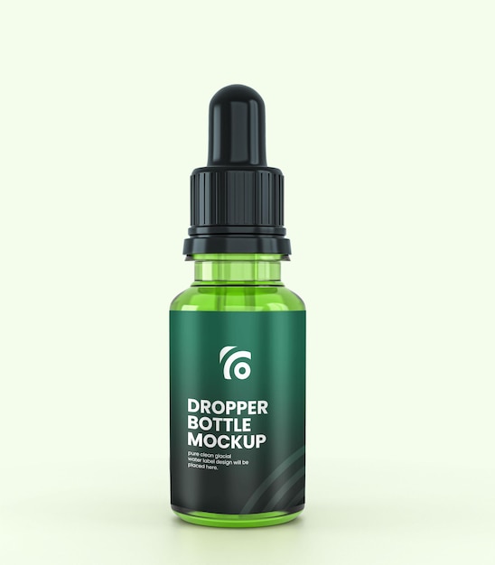 Dropper Liquid bottle Mockup