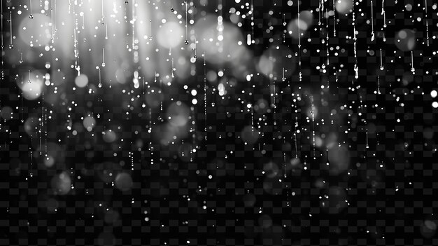 drops of rain water on a black background