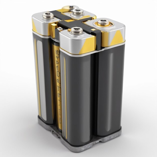 PSD dry cell battery psd on a white background