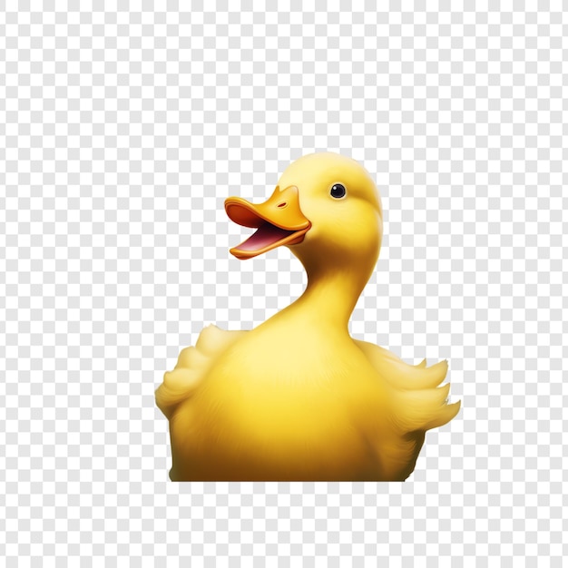 Duck PSD with Isolated Slices on Transparent Background No Background