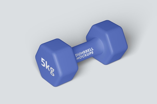 Dumbbell Mockup